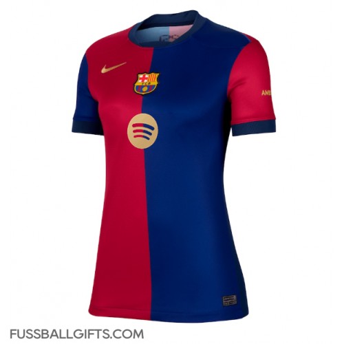 Barcelona Fußballbekleidung Heimtrikot Damen 2024-25 Kurzarm